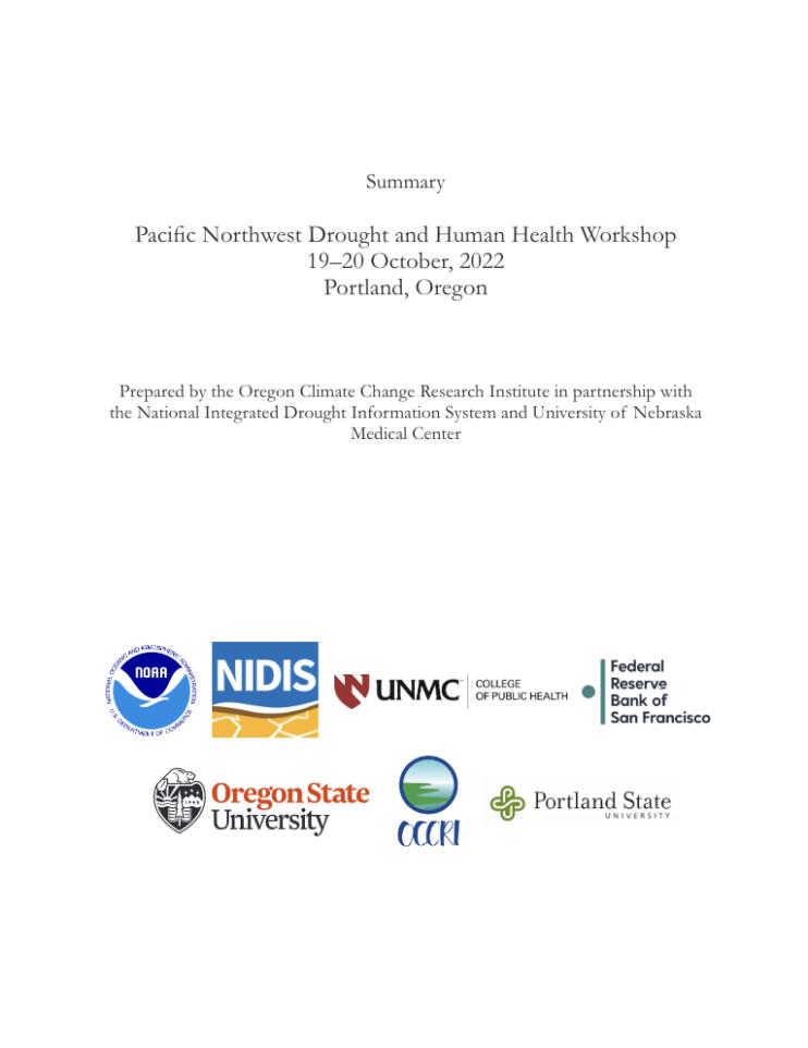 OCCRI published a summary of the Pacific Northwest Drought and Human Health Workshop, held in October 2022.