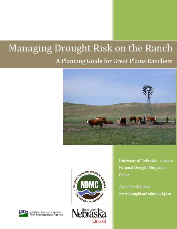 Report cover depicting text and a photo of cattle grazing
