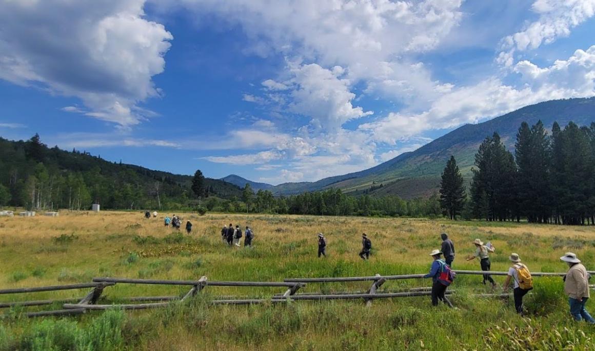 Field trip to an NRCS SNOTEL site near Logan, Utah. Image Credit: Jason Gerlich.