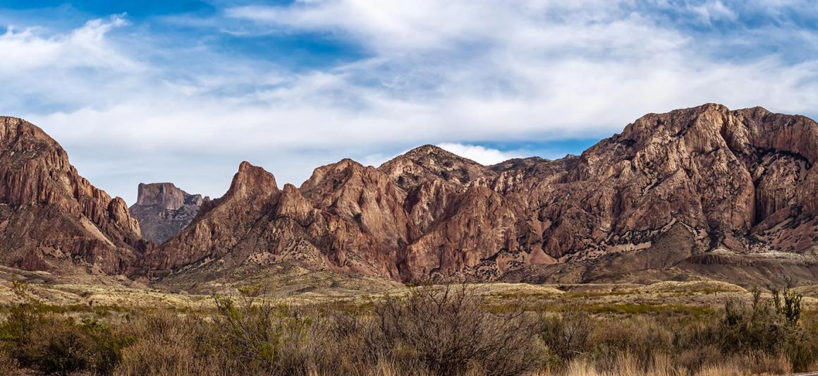 Chicos mountains in Big Bend National Park, Texas