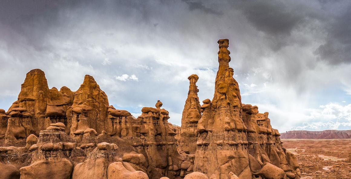 Natural rock formations in Utah