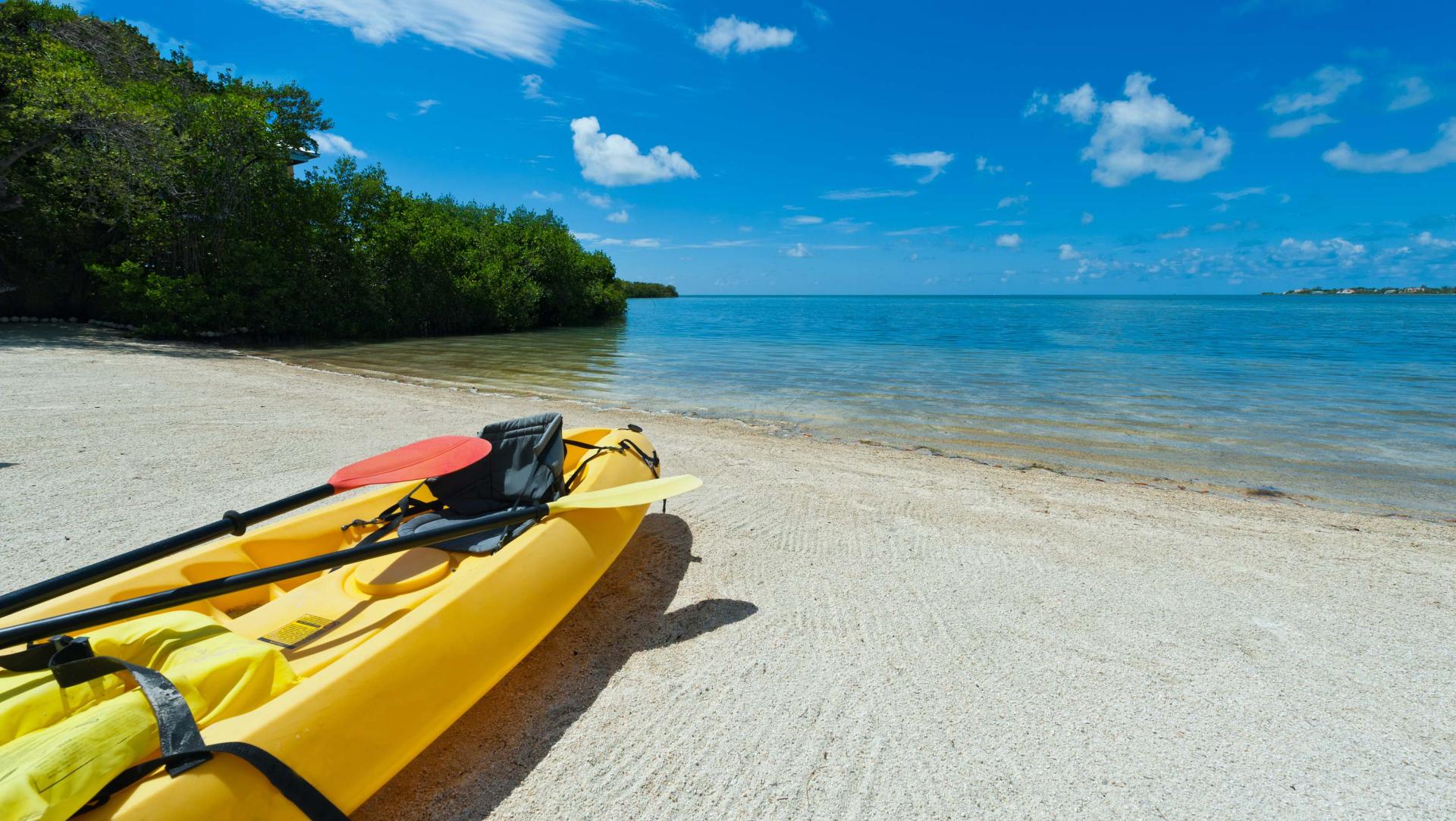 Kayaking and other water sports can be impacted by drought conditions.