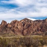 Chicos mountains in Big Bend National Park, Texas