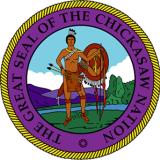 The Chickasaw Nation seal.