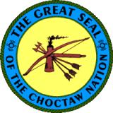 Choctaw Nation of Oklahoma seal.