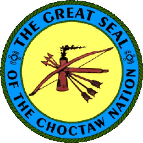 Choctaw Nation of Oklahoma seal.